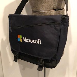 Microsoft Logo Promo Decal Crossbody Messenger bag